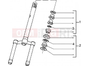PIAGGIO Steering bearing ball tracks