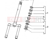 PIAGGIO Steering bearing ball tracks