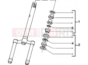 PIAGGIO Steering bearing ball tracks