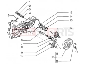 PIAGGIO Typhoon 50 (U.S.A.) REAR WHEEL SHAFT