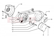 PIAGGIO Typhoon 50 (U.S.A.) TRANSMISSION COVER