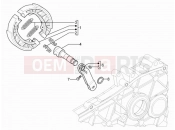PIAGGIO Typhoon 50 2T (LBMC501) Rear brake - Brake jaw