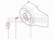PIAGGIO Typhoon 50 2T (LBMC501) Flywheel magneto cover - Oil filter