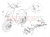PIAGGIO Typhoon 50 2T Serie Speciale kábelezés