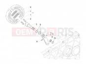 PIAGGIO Typhoon 50 4T 4V E2 (USA, CA) Rear brake - Brake jaw