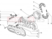 PIAGGIO Velofax crankcase cover-brake jaws