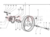 PIAGGIO Velofax első kerék
