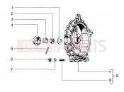 PIAGGIO Rear drum cpl.