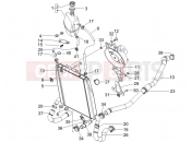 PIAGGIO X Evo 125 Cooling system