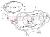 PIAGGIO X Evo 125 Meter combination - Cruscotto