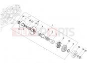 PIAGGIO X Evo 125 Driven pulley