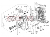 PIAGGIO X Evo 125 (UK) Flywheel magneto cover - Oil filter