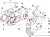 PIAGGIO X Evo 250 Crankcase cover - Crankcase cooling