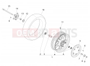 PIAGGIO X Evo 250 Front wheel