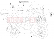 PIAGGIO X Evo 250 Plates - Emblems