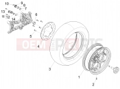 PIAGGIO X Evo 250 Rear wheel