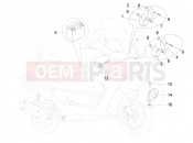 PIAGGIO X Evo 250 Remote control switches - Battery - Horn