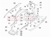 PIAGGIO X Evo 250 Side cover - Spoiler