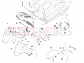 PIAGGIO X Evo 250 Wheel huosing - Mudguard