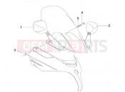 PIAGGIO X Evo 250 Driving mirror/s