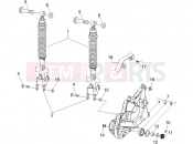 PIAGGIO X Evo 400 Rear suspension - Shock absorber/s