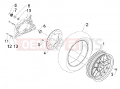 PIAGGIO X7 125 Rear wheel