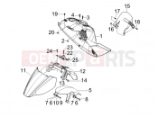 PIAGGIO X7 125 Wheel huosing - Mudguard