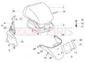 PIAGGIO X8 125 rear coverings