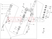 PIAGGIO X8 125 Premium Fork/steering tube - Steering bearing unit