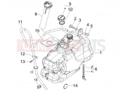 PIAGGIO X8 125 Premium Fuel tank