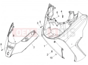PIAGGIO X8 250 ie Front shield