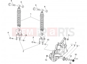 PIAGGIO X8 400 ie Rear suspension - Shock absorber/s