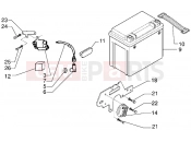 PIAGGIO X9 125 battery