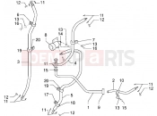 PIAGGIO X9 125 brake piping