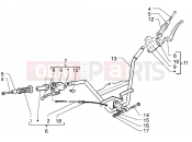 PIAGGIO X9 125 handlebars-master cylinder