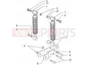 PIAGGIO X9 125 shock absorbers