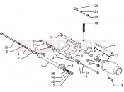 PIAGGIO X9 125 swinging arm