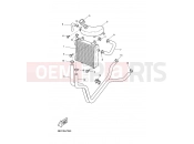 YAMAHA Aerox 50 YQ 50 YQ50L AEROX (3C6K) 2007 RADIATOR & HOSE