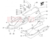 PIAGGIO X9 125 Evolution Side coverings-spoiler