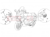 PIAGGIO X9 125 Evolution Voltage Regulators - Electronic Control Units (ecu) - H.T. Coil