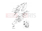 YAMAHA Aerox 50 YQ 50 YQ50L AEROX (3C6K) 2007 SIDE COVER