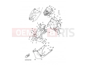 YAMAHA Aerox 50 YQ 50 YQ50L AEROX (3C6K) 2007 LEG SHIELD