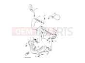 YAMAHA Aerox 50 YQ 50 YQ50L AEROX (3C6K) 2007 COWLING 1