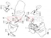 PIAGGIO Shield-windscreen