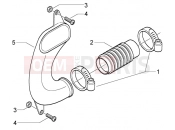 PIAGGIO X9 200 Evolution Belt cooling tube