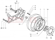PIAGGIO X9 200 Evolution hátsó kerék