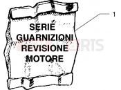 PIAGGIO X9 250 Set of gaskets for engine overhaul