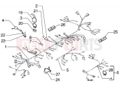 PIAGGIO X9 500 Cable harness