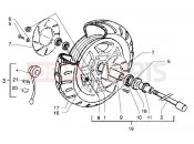 PIAGGIO X9 500 első kerék