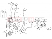 PIAGGIO X9 500 Evolution ABS Brake pipes-brake calipers (ABS)